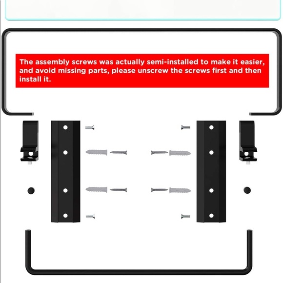 Bathroom Shelf Wall Mounted Shower Storage - Picture 4 of 5